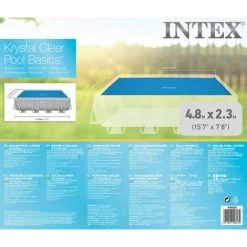 Cubierta Solar Para Piscina Rectangular 488x244 Cm INTEX -Intex 15729088 5