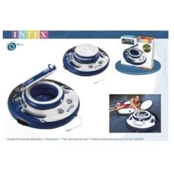 Nevera Piscina Ø89Cm Flotante Intex Con Tapa