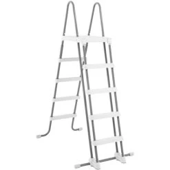 Escalera De Seguridad Para Piscinas Intex Hasta 132cm Altura