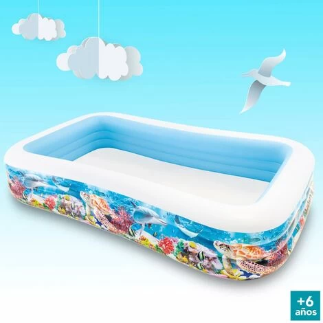 Piscina Hinchable Intex Tropical 305x183x56 Cm - 1020 Litros 7 Piscina Hinchable Intex Tropical 305x183x56 Cm - 1020 Litros - Imagen 5