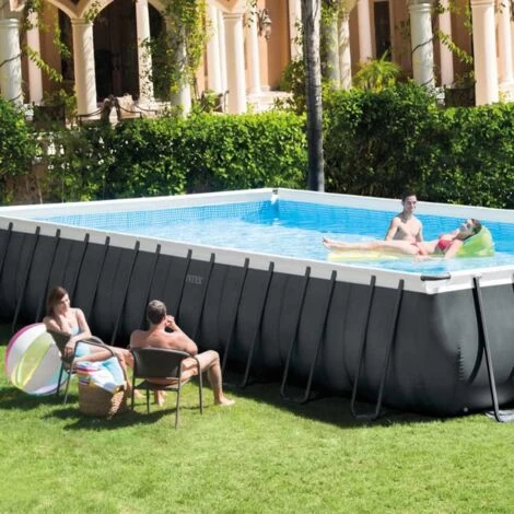 Piscina Desmontable Intex 26378 Ultra XTR Frame Rectangular, Ideal Para Jugar Al Vóley Y Disfrutar En Familia. Medidas 975x488x1 6 Piscina Desmontable Intex 26378 Ultra XTR Frame Rectangular, Ideal Para Jugar Al Vóley Y Disfrutar En Familia. Medidas 975x488x1 - Imagen 4