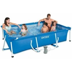 Piscina Desmontable Intex Metal Frame Junior 3,00 X 2,00 X 0,75 M Con Depuradora - 28275