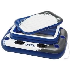 Nevera Hinchable Flotante Con Posavasos Color Azul De Intex 58821NP