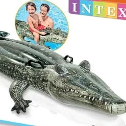 Inflable De Cocodrilo Flotador Intex Inflantil 170 X 86 Cm -Intex D NQ NP 610548 MLA48981925742 012022 O