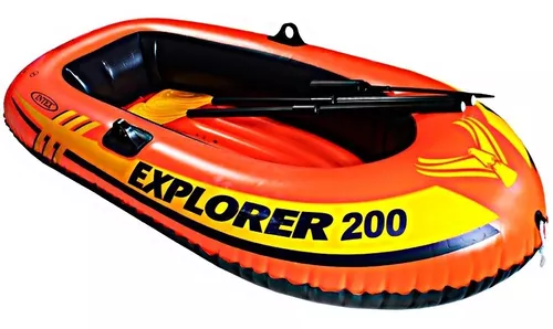 Intex Bote Lancha Inflable 2 Personas Inflador +remos Explorer 200 4 Intex Bote Lancha Inflable 2 Personas Inflador +remos Explorer 200 - Imagen 2