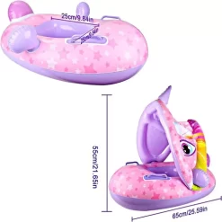 Intex Bote Flotador Techo Inflable Unicornio Bebé Niña Piscina -Intex D NQ NP 652902 MCO51825412240 102022 O