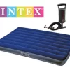 Colchon Inflable Doble Intex + Inflador Fincas Camping Paseo -Intex D NQ NP 670784 MCO31647667978 082019 O