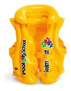 Intex Chaleco Salvavidas Inflable Flotador Piscina Amarillo