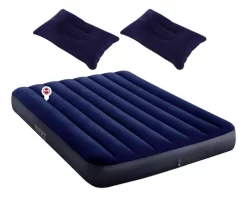 Intex Colchon Inflable Afelpado Camping Pesca Hinchable Dormir