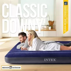 Intex Colchon Inflable Afelpado Camping Pesca Hinchable Dormir -Intex D NQ NP 694617 MCO71009101091 082023 O