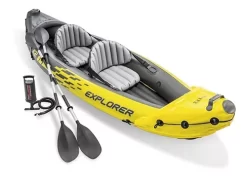 Intex Explorer K2 Kayak, Kayak Inflable Para 2 Personas Con