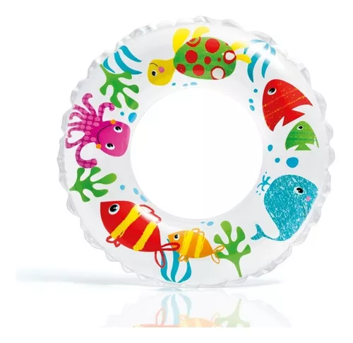 Flotador Niños Piscina Playa Natación Peces Intex Original