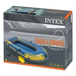 Intex Challenger 2, Bote Inflable Para 2 Personas Con Remos -Intex D NQ NP 725553 MCO31511187115 072019 O