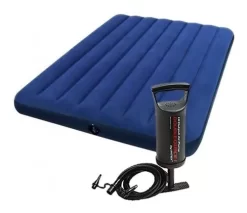 Colchon Inflable Doble Intex + Inflador Fincas Camping Paseo -Intex D NQ NP 778260 MCO31647704821 082019 O