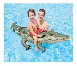Inflable De Cocodrilo Flotador Intex Inflantil 170 X 86 Cm -Intex D NQ NP 845738 MLA48708490470 122021 O
