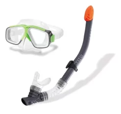 Careta Snorkel Kit Buceo Resistente Ajustable Intex Original