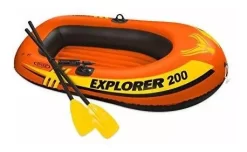 Intex Explorer 200, Bote Inflable Para 2 Personas Con Remos Franc -Intex D NQ NP 899367 MCO43814447354 102020 O