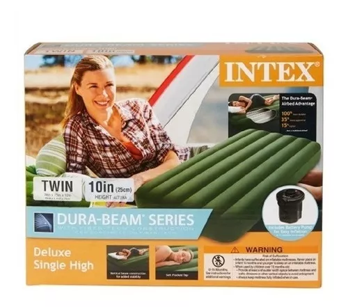 Colchón Twin Intex Inflado Eléctrico 3 Colchón Twin Intex Inflado Eléctrico