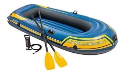 Intex Challenger 2, Bote Inflable Para 2 Personas Con Remos