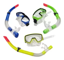 Intex Set Careta Y Snorkel Swimmer Buceo Silicona Doble Válvula